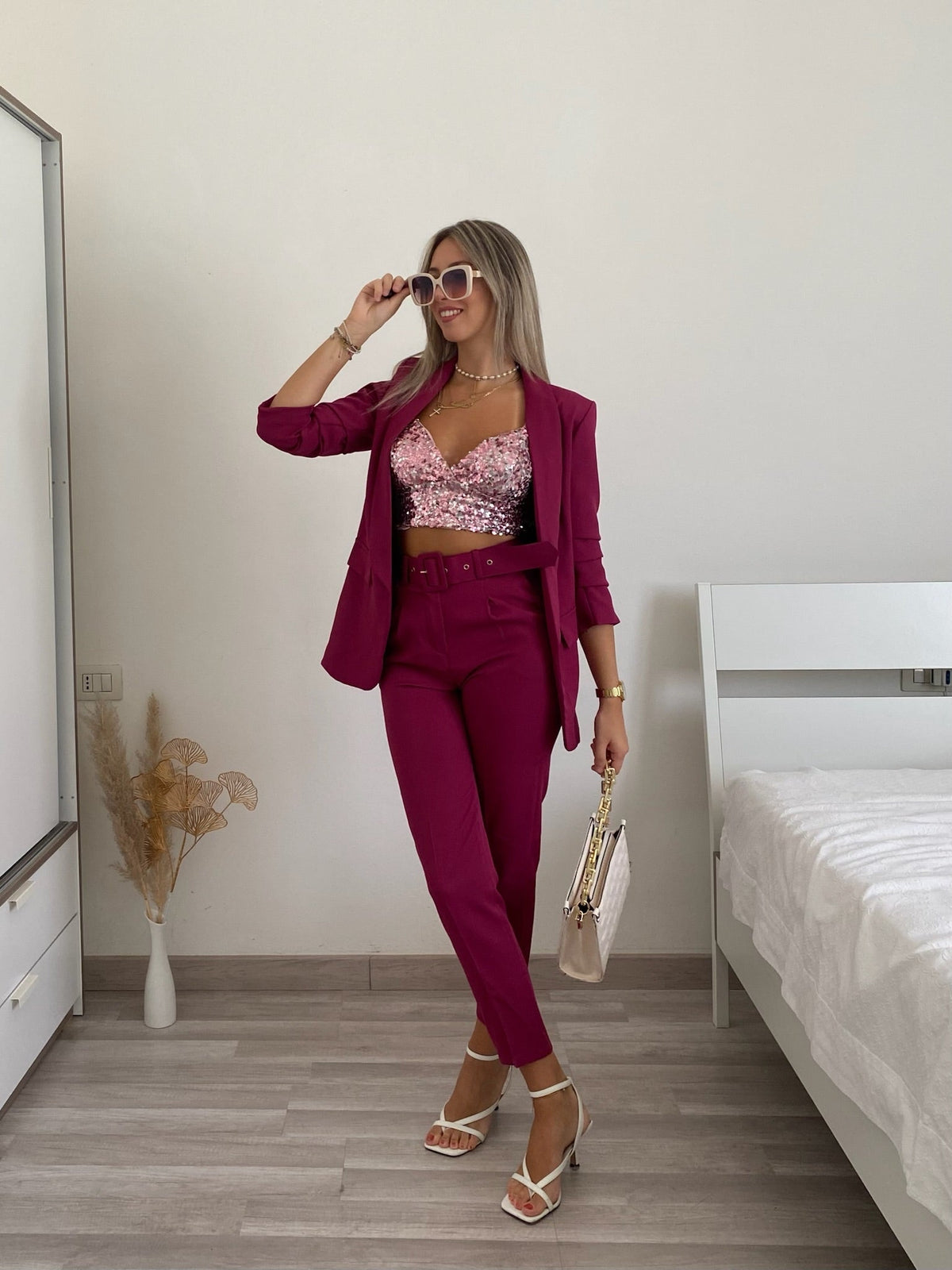 Completo giacca e pantalone Peonia