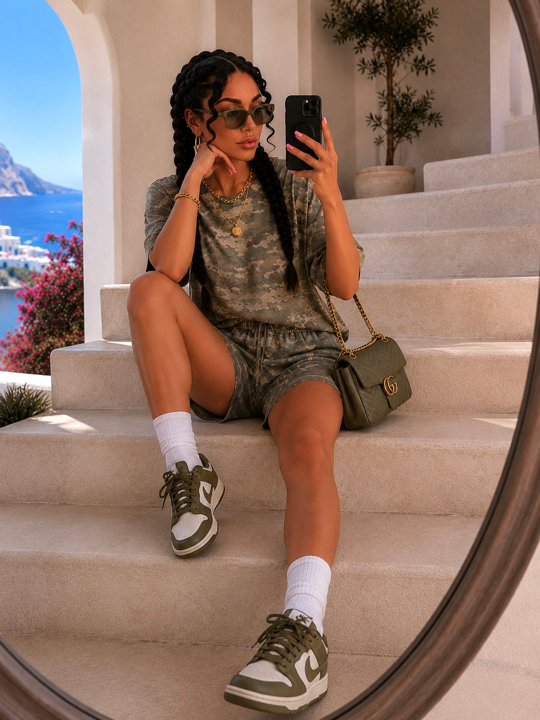 Completo Camouflage Urban Chic