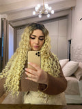 Clip Extension Riccia Biondo platino