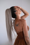 Coda liscia con Coulisse Baby Blonde