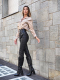 Camicia metal gold