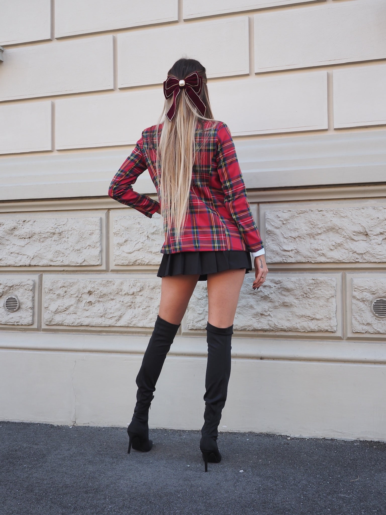Completo scozzese chic