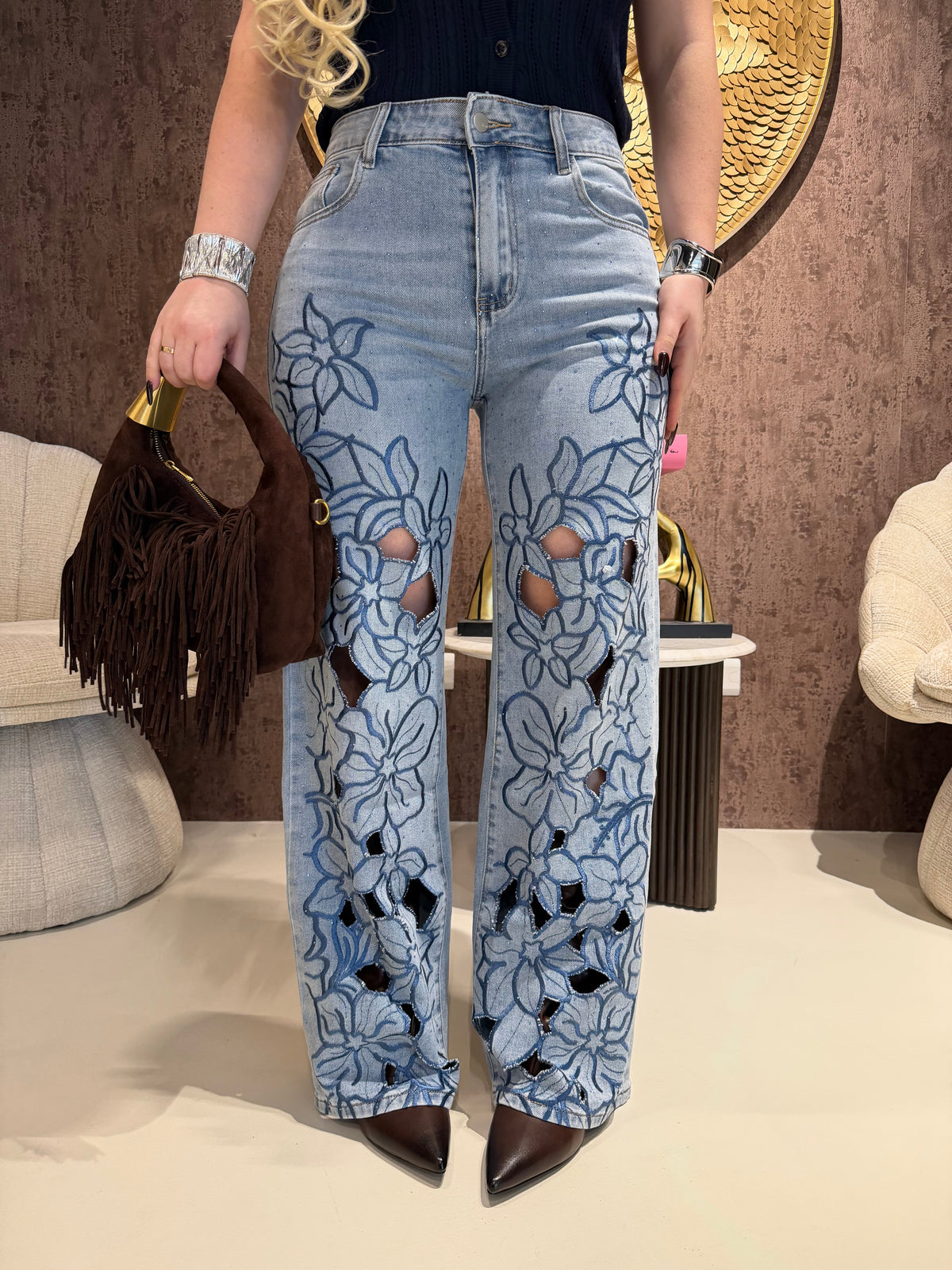 Jeans Bloom Lace