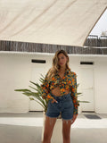 Camicia a fiori