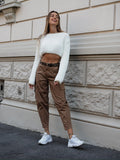 Maglione panna bordino oro