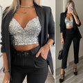 Completo giacca e pantalone nero