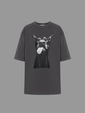 T-shirt grigio doberman