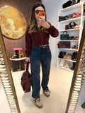 Felpa Cropped con zip e cappuccio