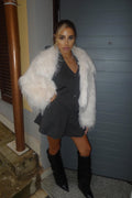 Abito smoking girl grigio