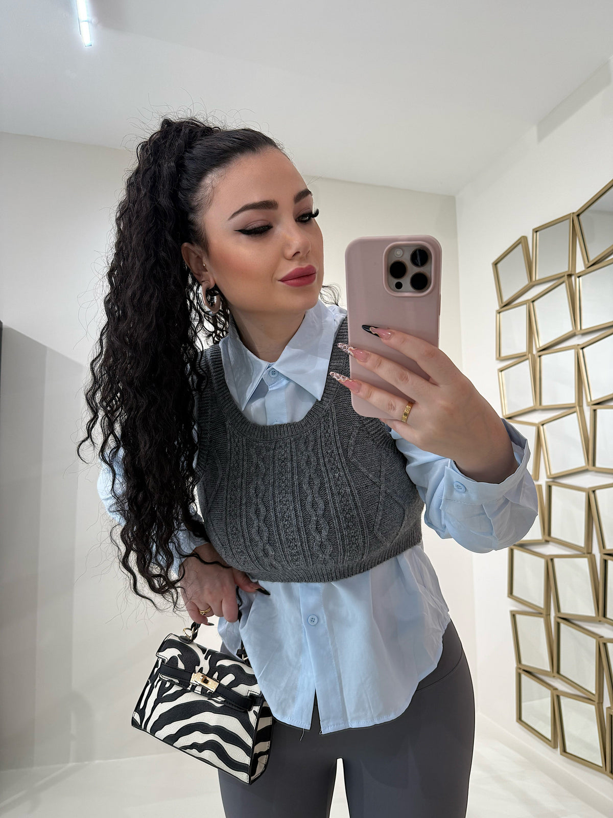 Camicetta con gilet