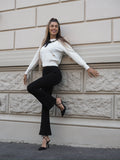 Pantalone a zampa nero