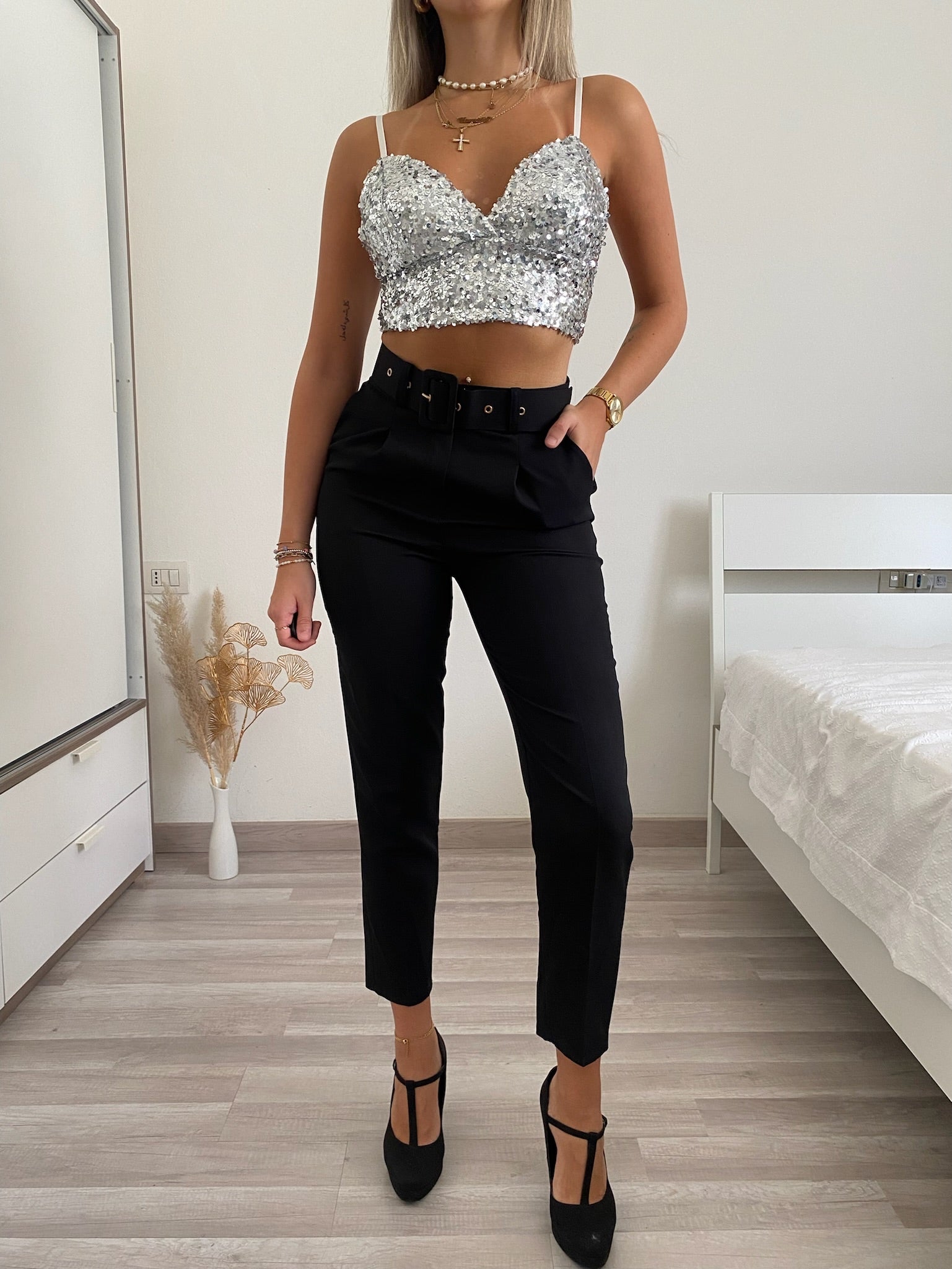 Completo giacca e pantalone nero