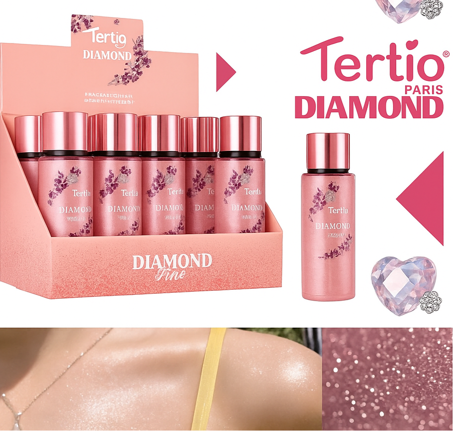 Glitter Body Spray Diamond Pink
