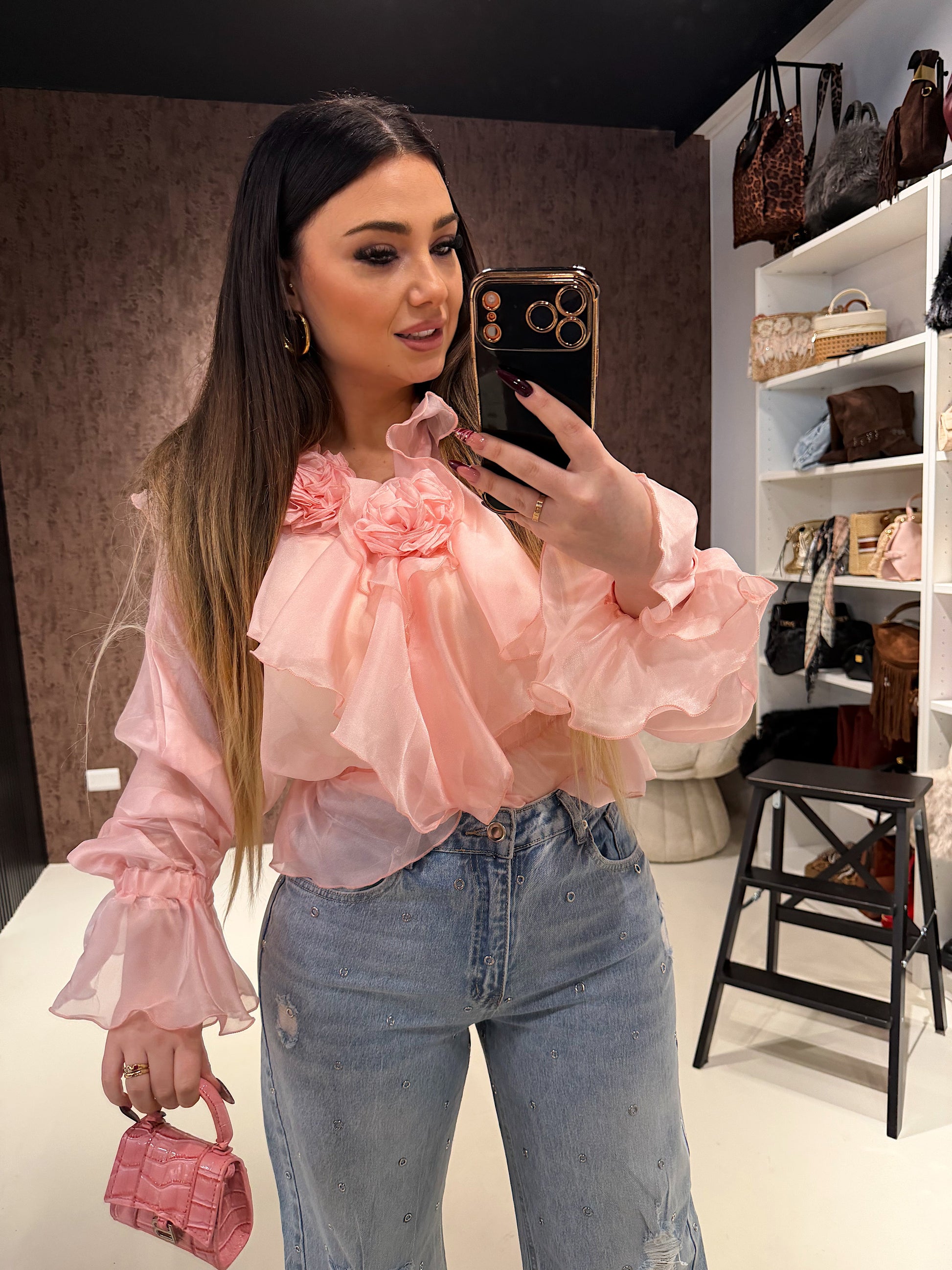 Blusa Romantic Rose