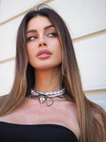 Collana di perle con cuore