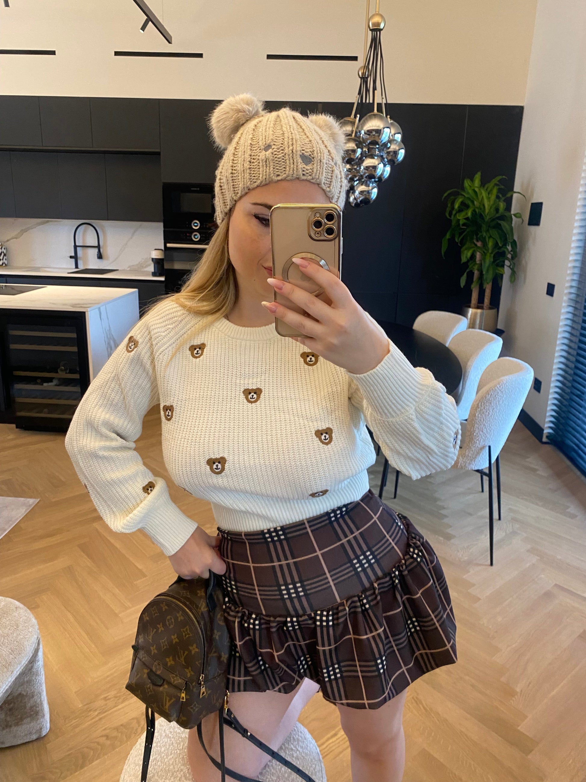 Maglione bianco Teddy