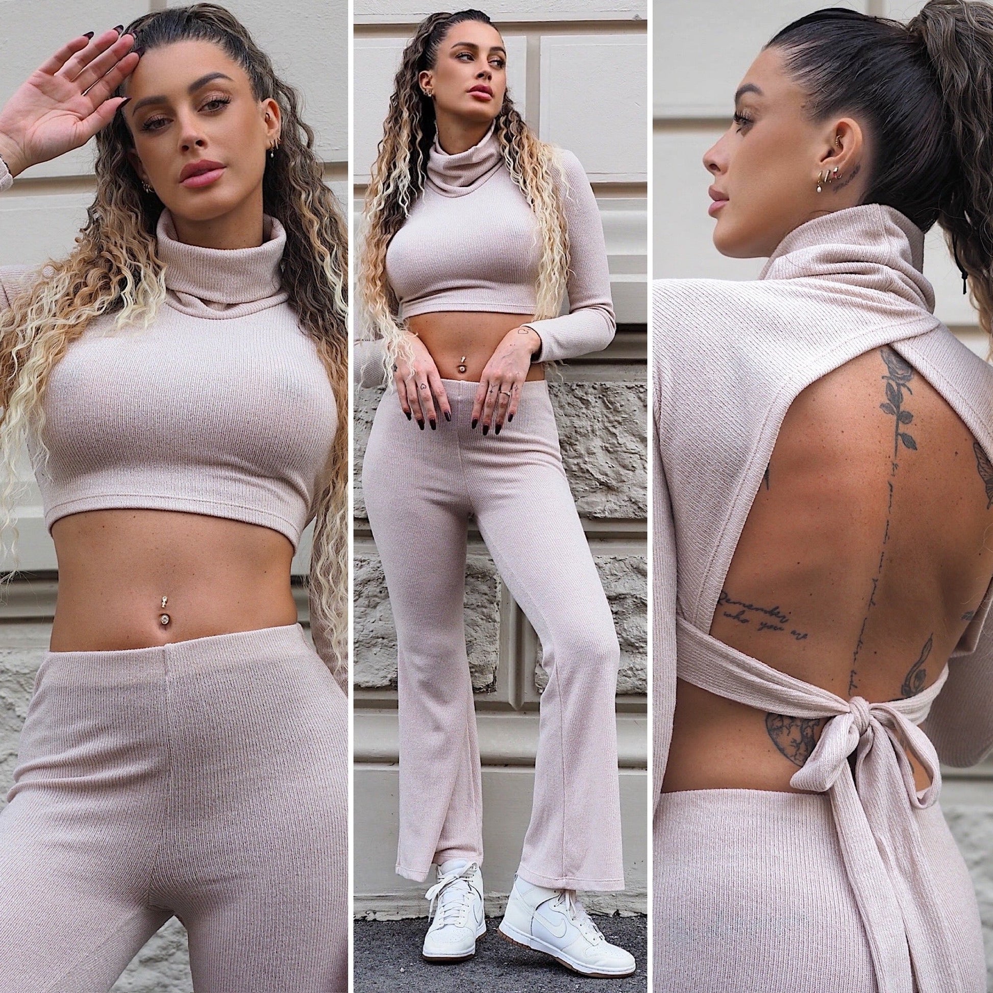 Pantalone beige