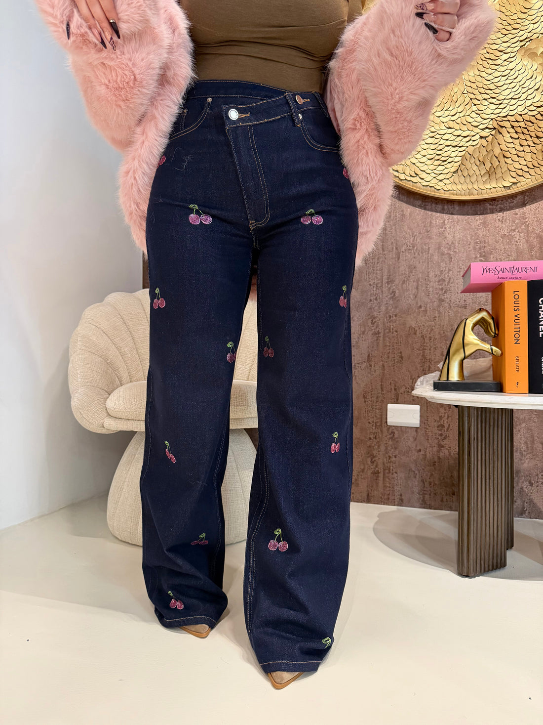 Jeans ciliegia