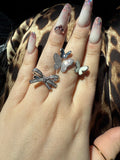 Anello con farfalle
