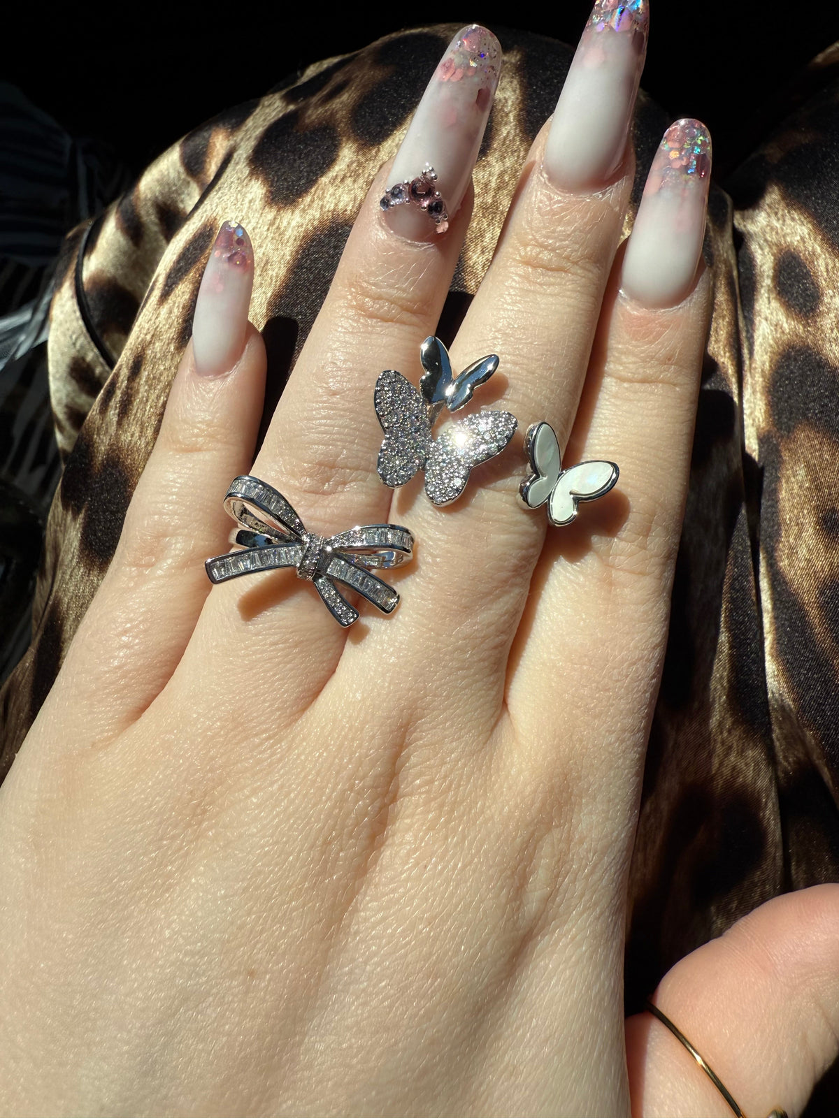 Anello con farfalle