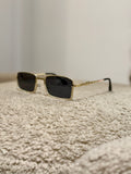Occhiale nero con strass