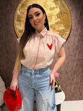 Camicia con dettaglio cuore