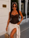 Top corsetto romantico