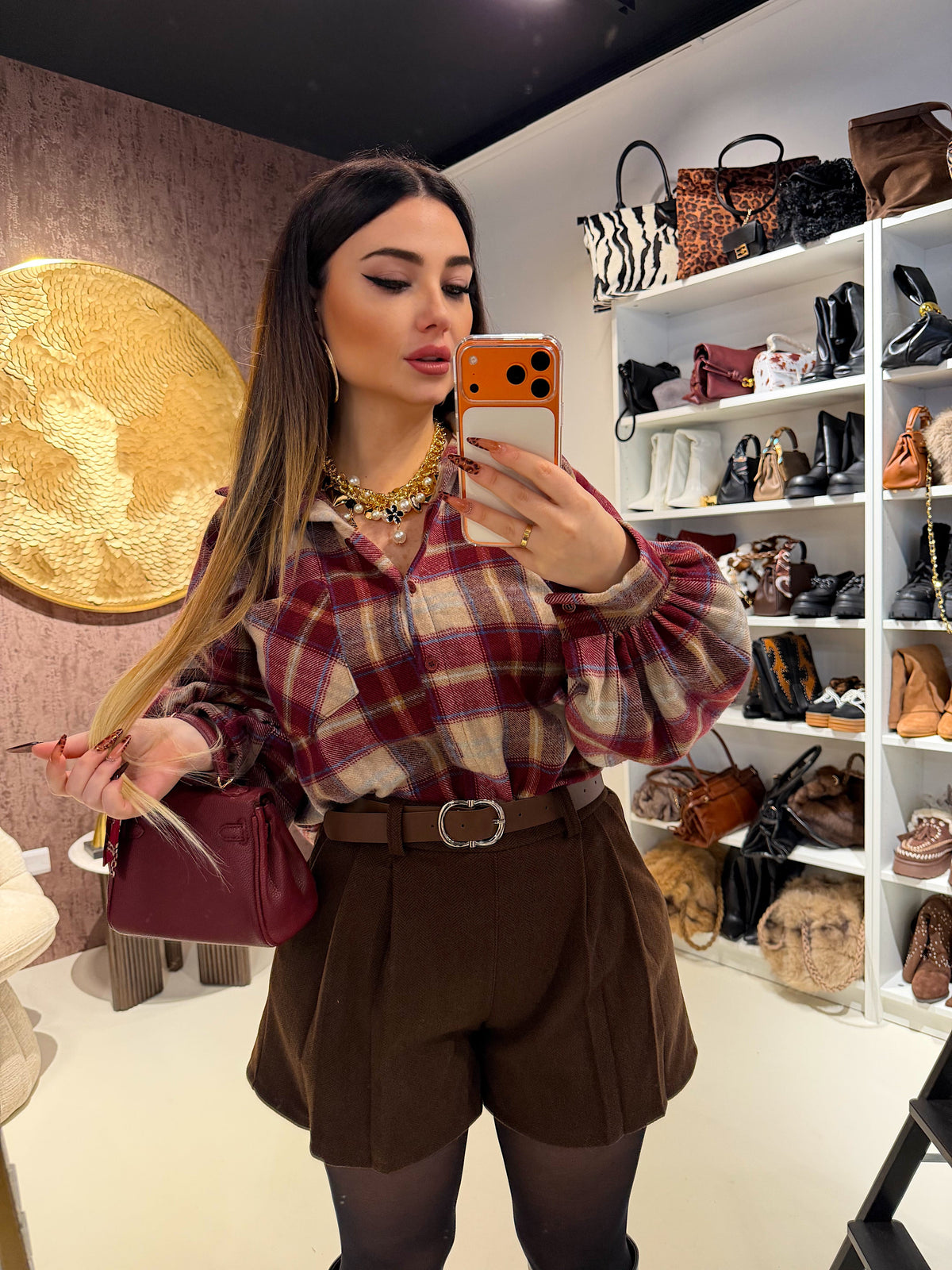 Camicia a quadri