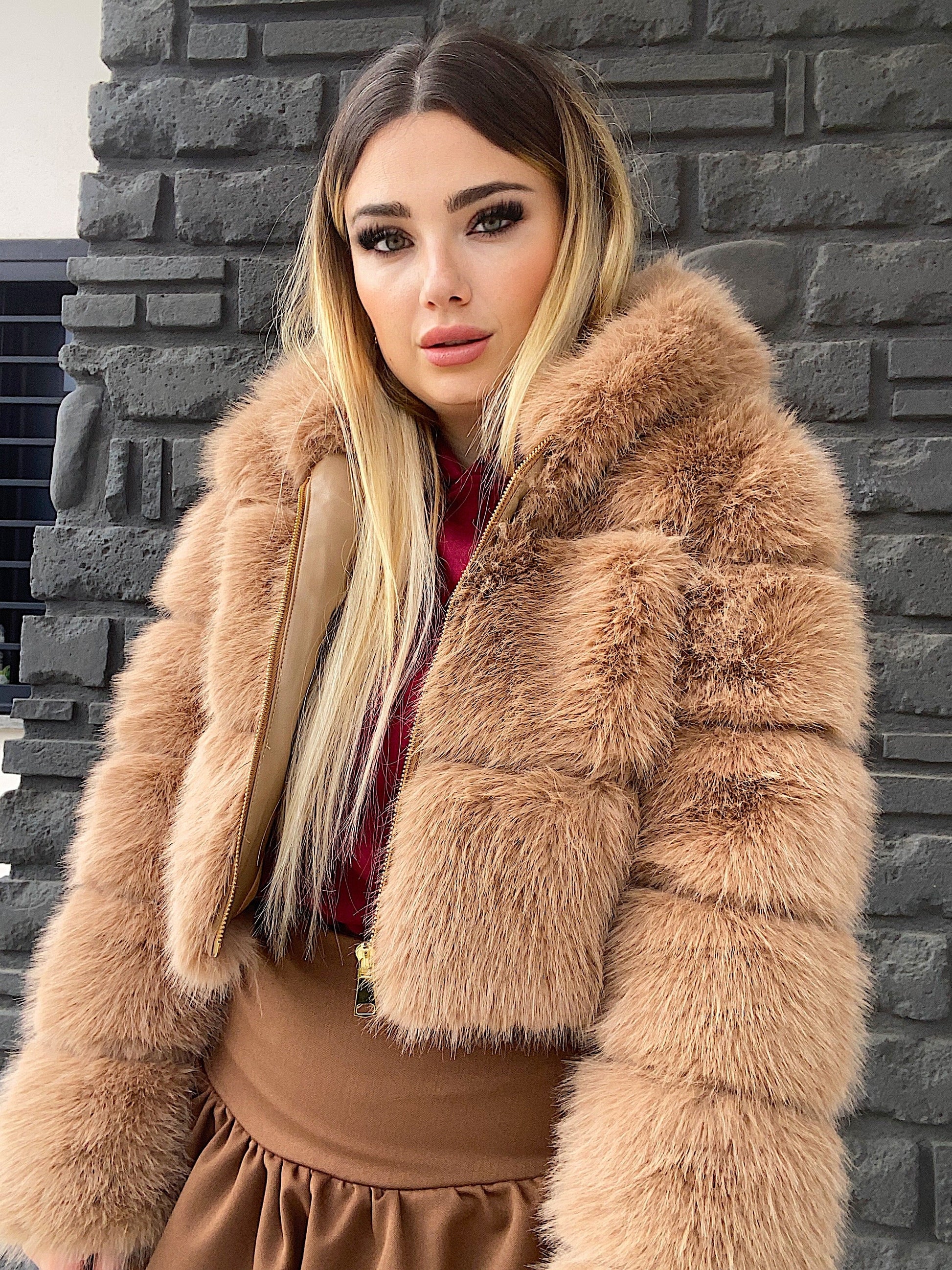 Eco pelliccia Camel Limited Edition