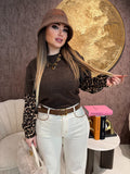 Maglione maniche maculato