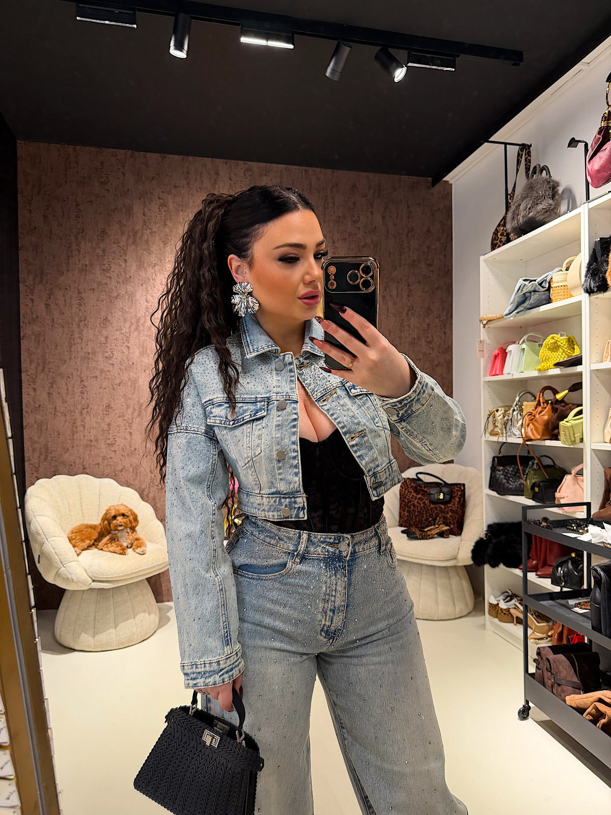 Completo midnight jeans