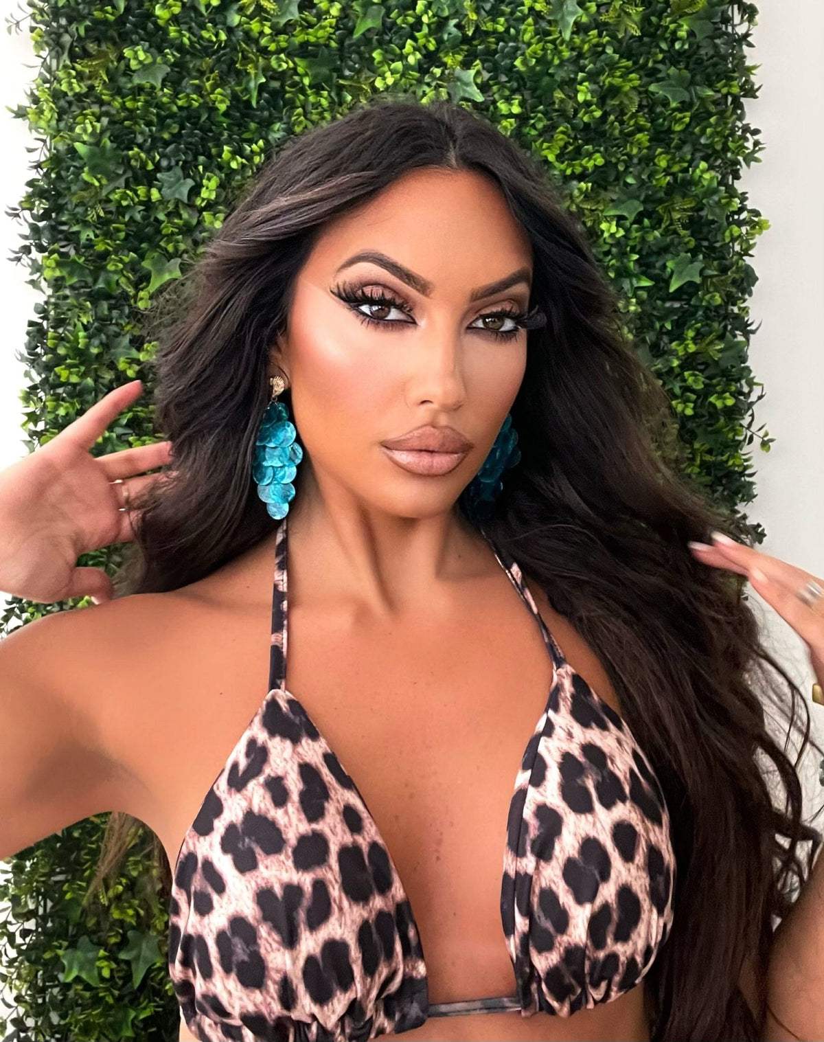Bikini animalier tre pezzi