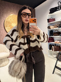 Maglioncino Waves Knit Bicolor