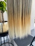 Extension 7 clip biondo Degradè liscio 60 cm
