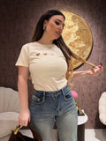 T-shirt Cuori Minimal