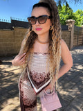 Completo top e pantalone bandana