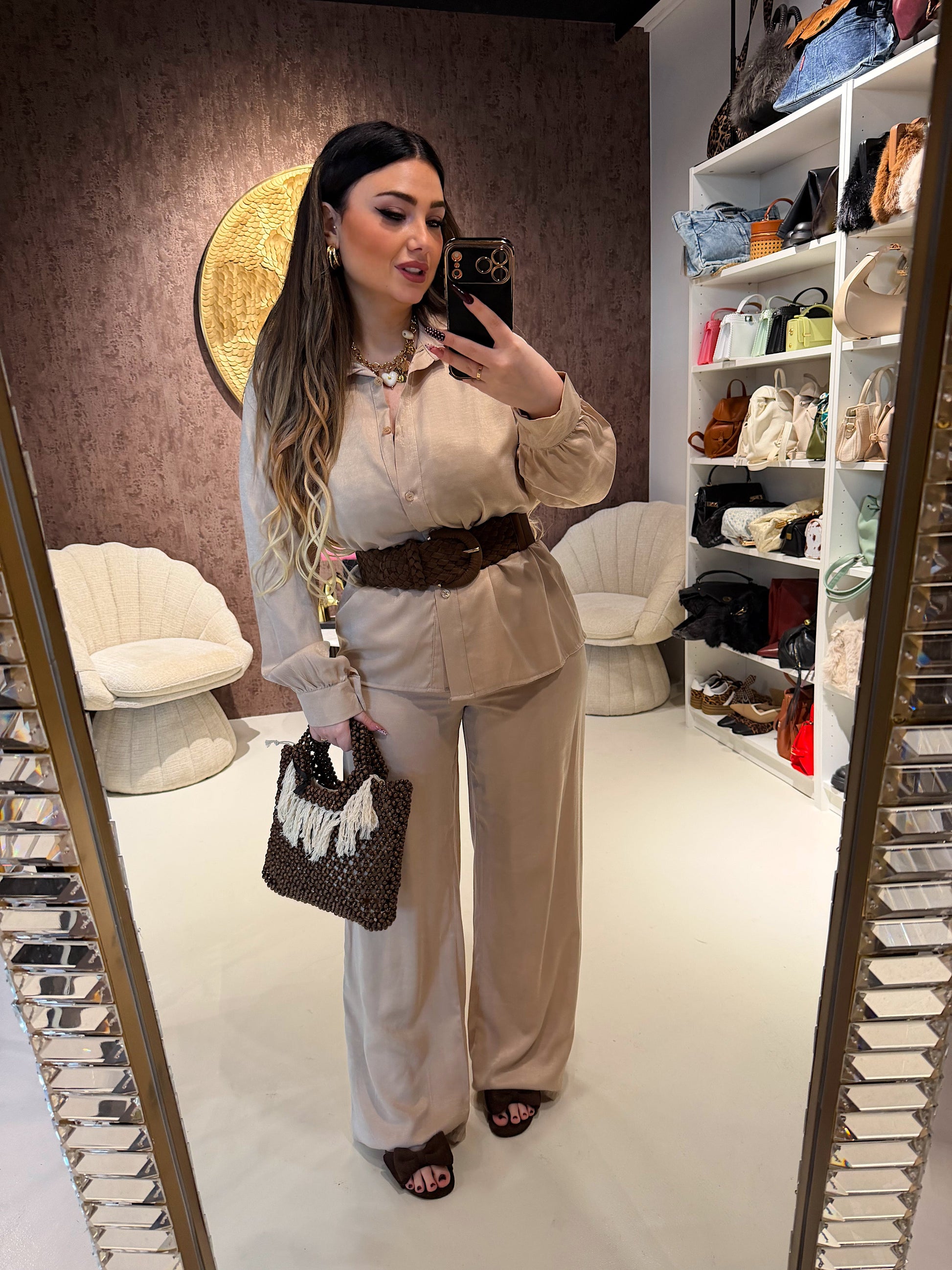 Completo camicia pantalone soft