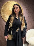 Completo giacca e pantalone con gioiello ￼
