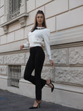 Pantalone a zampa nero