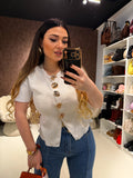 Maglia con gioielli Marine