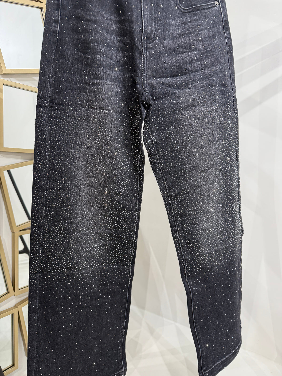 Jeans con strass 3 colori