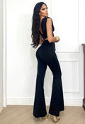 Completo top e pantalone nero