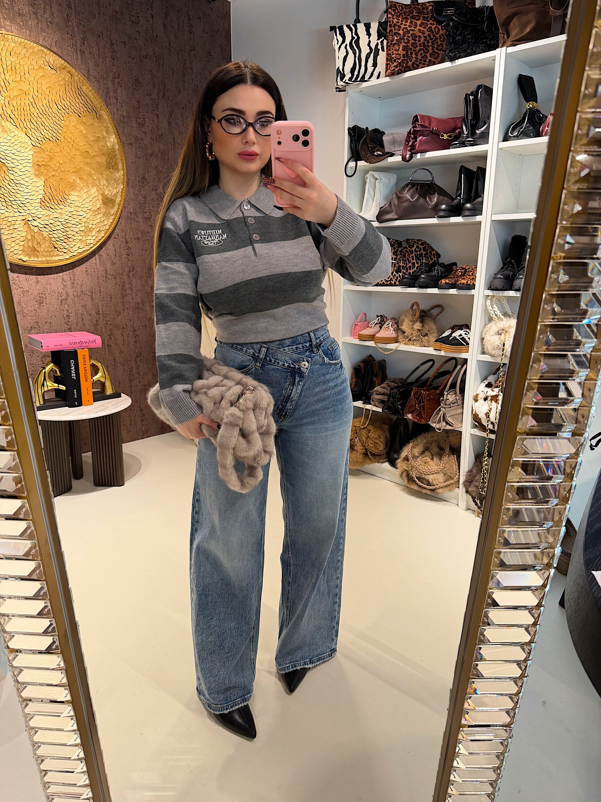 Maglione Manhattan a righe
