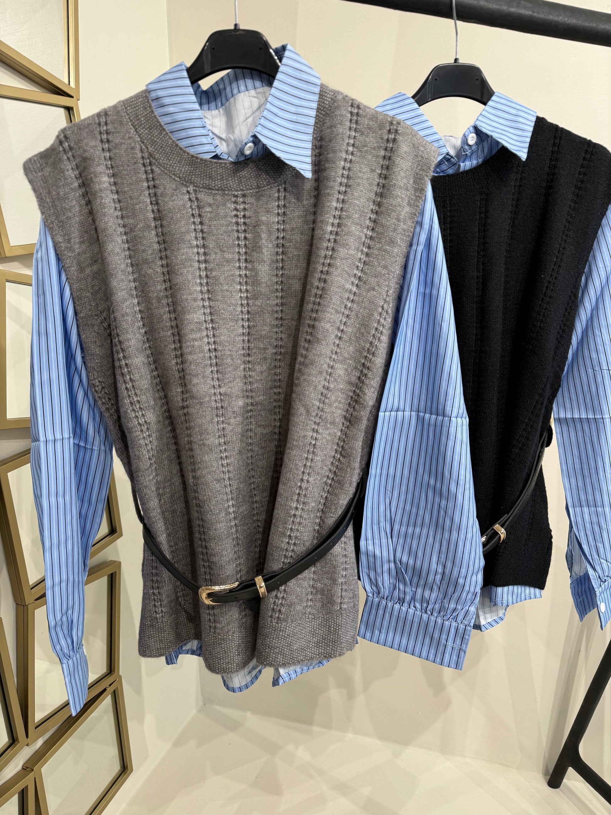 Camicia con pull-over