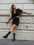 Completo tre pezzi nero