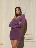 Due pezzi Cardigan e top glicine