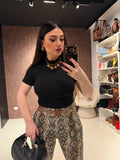Top Collo Alto Essential a costine