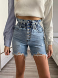 Short a caramella sfrangiato