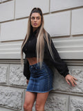 Gonna in jeans con borchie