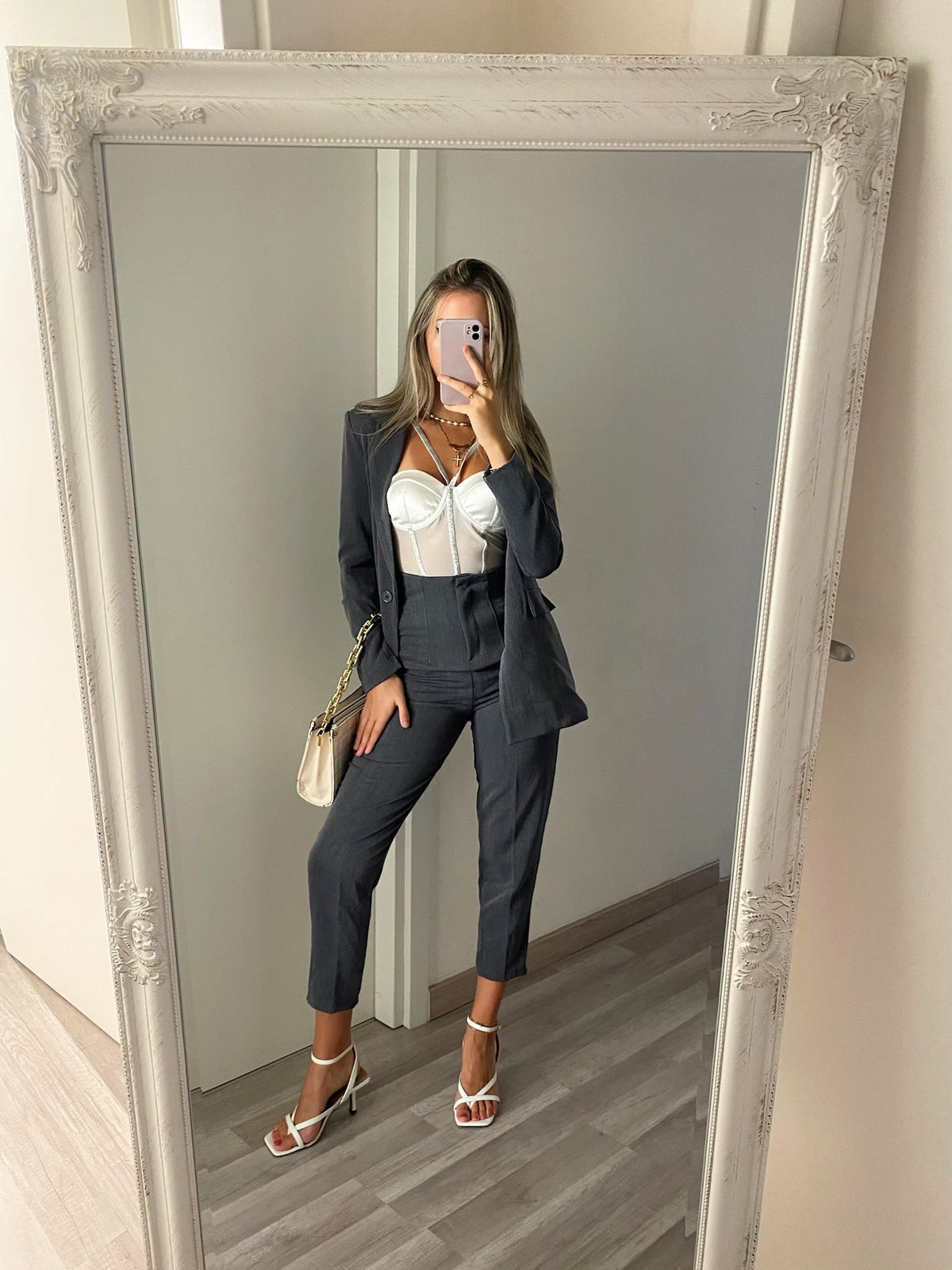 Completo giacca e pantalone Grigio